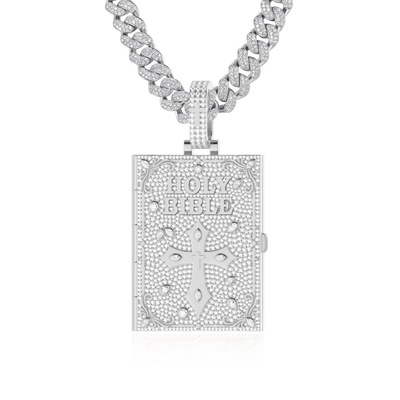Custom Ice Bible Photo Pendant - 51mm