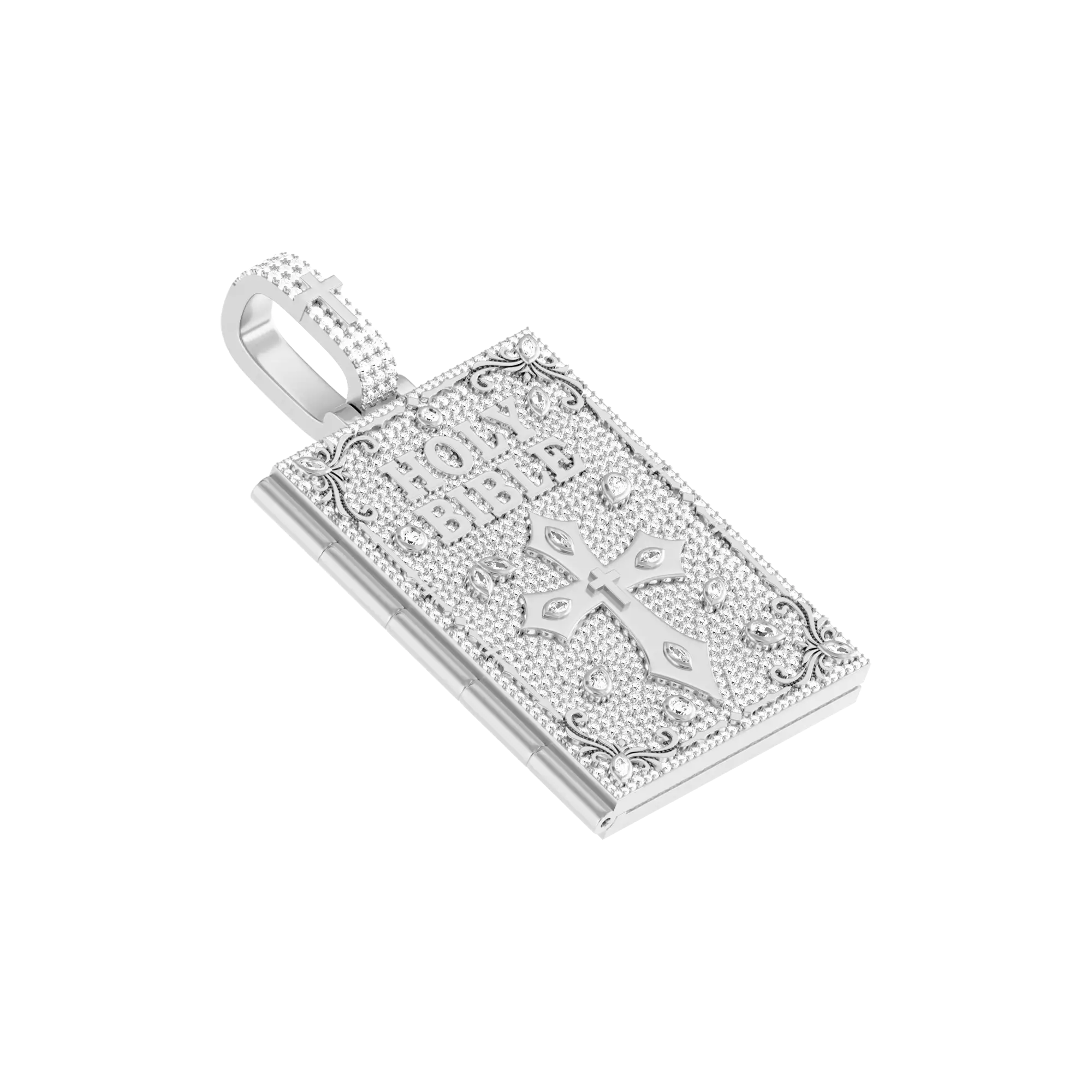 Custom Ice Bible Photo Pendant - 51mm
