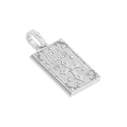 Custom Ice Bible Photo Pendant - 51mm