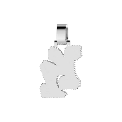 Custom Ice 3D Graffiti Font Pendant - 30mm