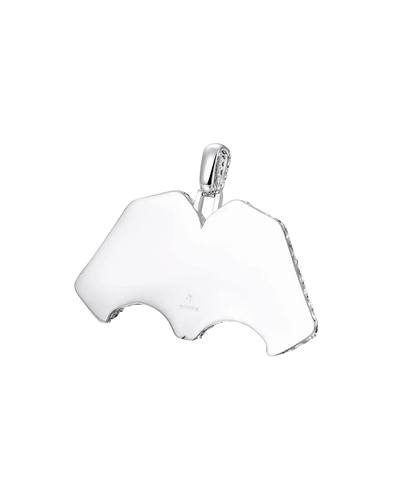 Heart-Shaped Intricate Cut Inlay Pendant