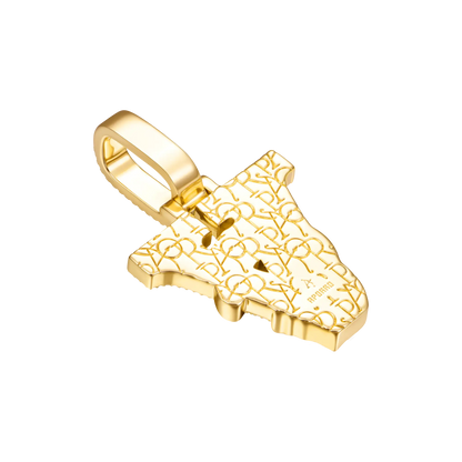 Custom Wave Font Pendant