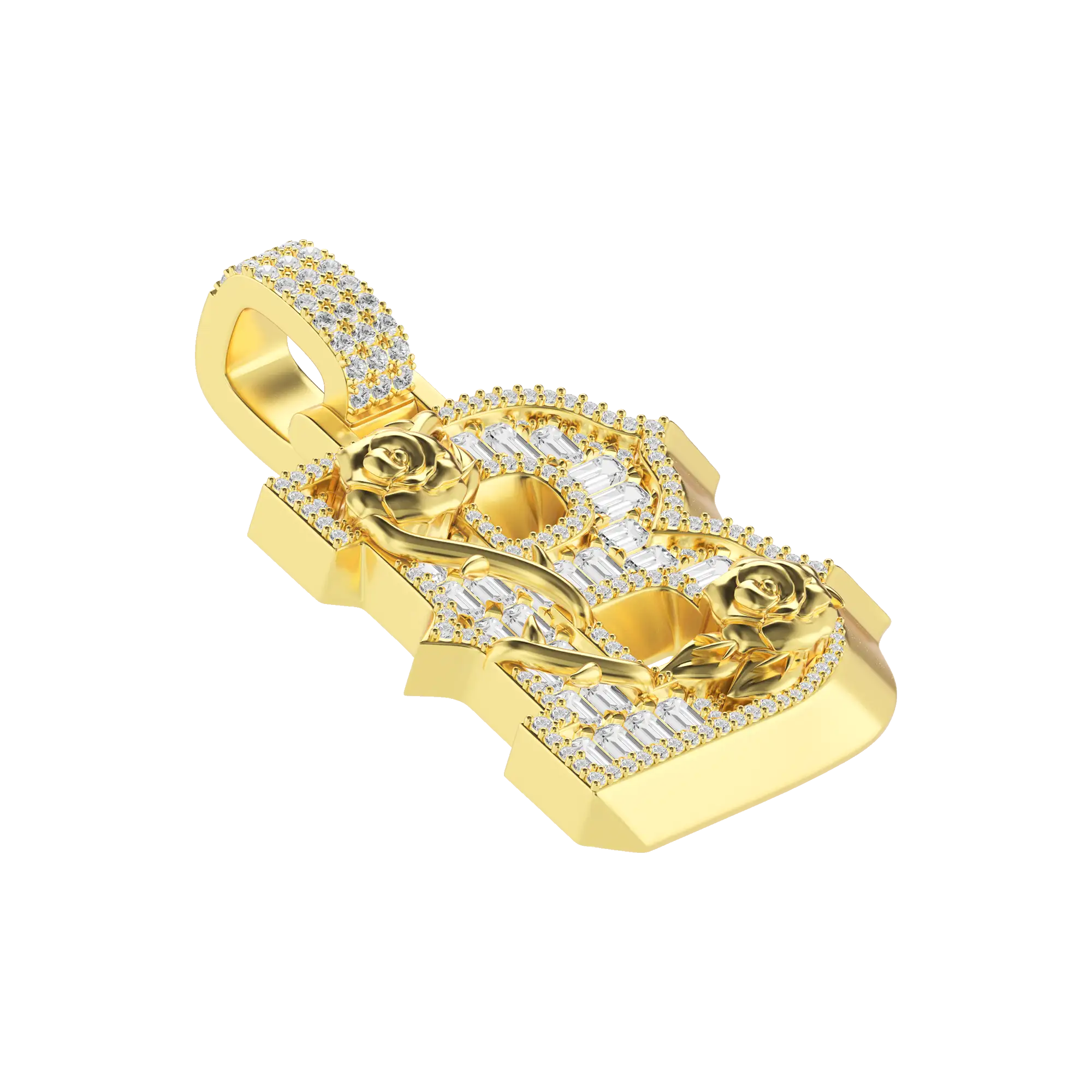 Custom Rose Font Pendant-30mm