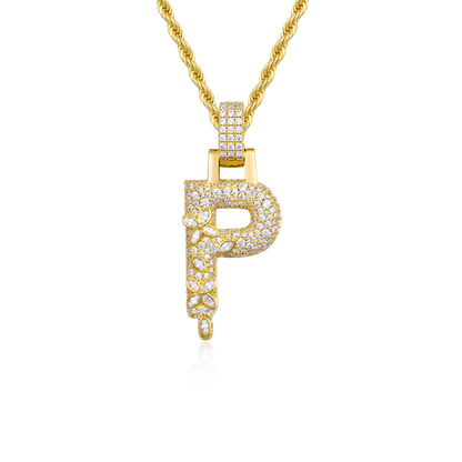 Custom Four Leaf Clover Font Pendant