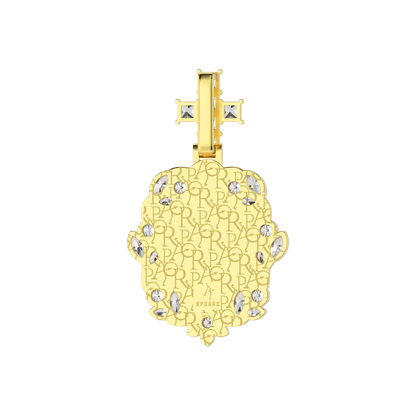 Custom Vine-wrapped Picture Frame Pendant