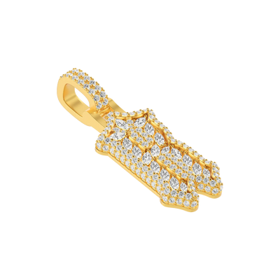 Custom Shaped Gothic Pendant - 30mm