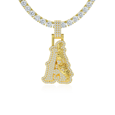 Custom Scroll Script Pendant