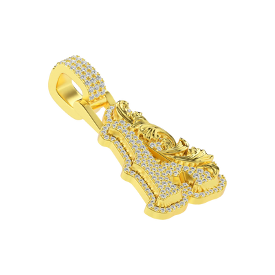 Custom Scroll Script Pendant