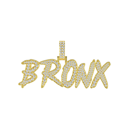 Custom Coke Boys Font Name Pendant