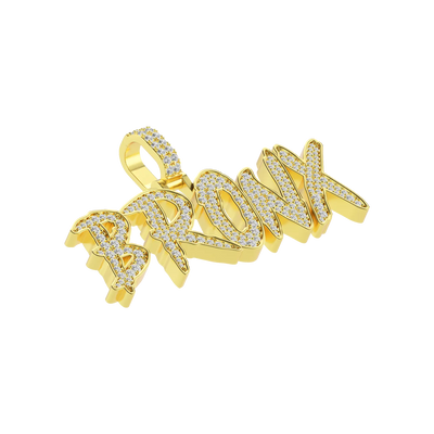 Custom Coke Boys Font Name Pendant