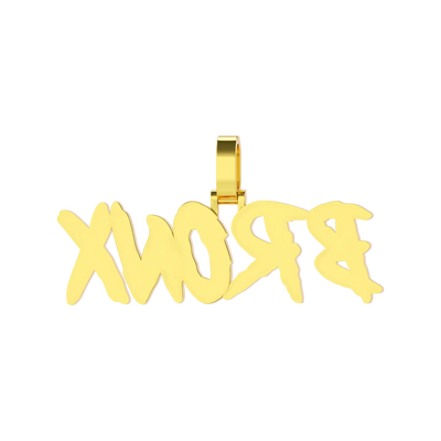 Custom Coke Boys Font Name Pendant
