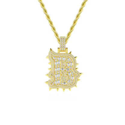 Custom Willow Nail Font Pendant