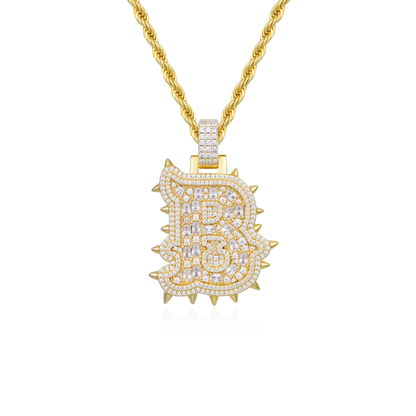 Custom Willow Nail Font Pendant