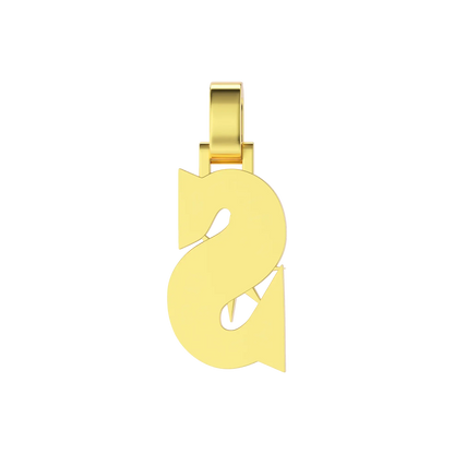 30MM Star Font Pendant