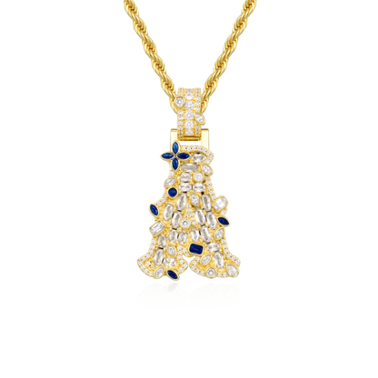 Custom Colored Bosox Font Pendant