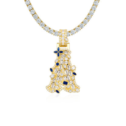 Custom Colored Bosox Font Pendant