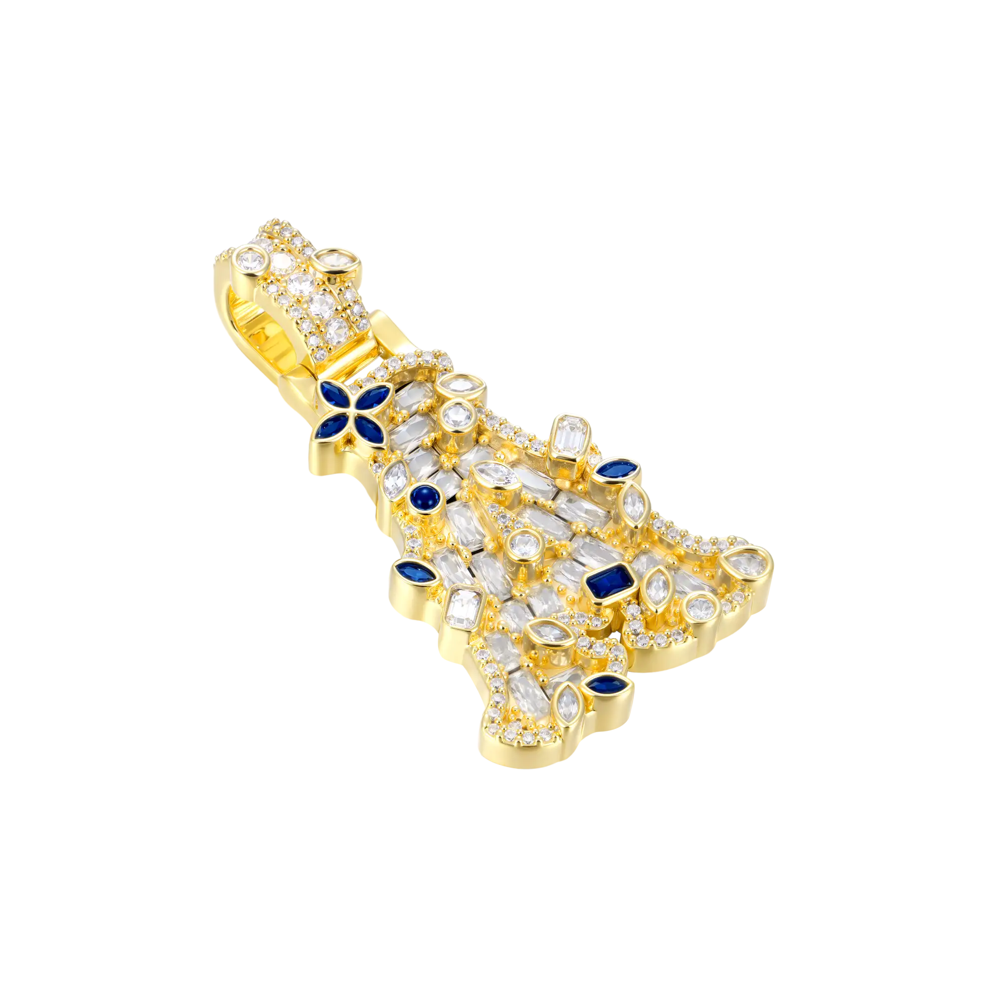 Custom Colored Bosox Font Pendant