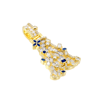 Custom Colored Bosox Font Pendant