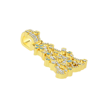 Custom Colored Bosox Font Pendant
