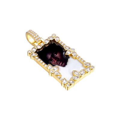 Custom Special Cut Spliced Picture Pendant