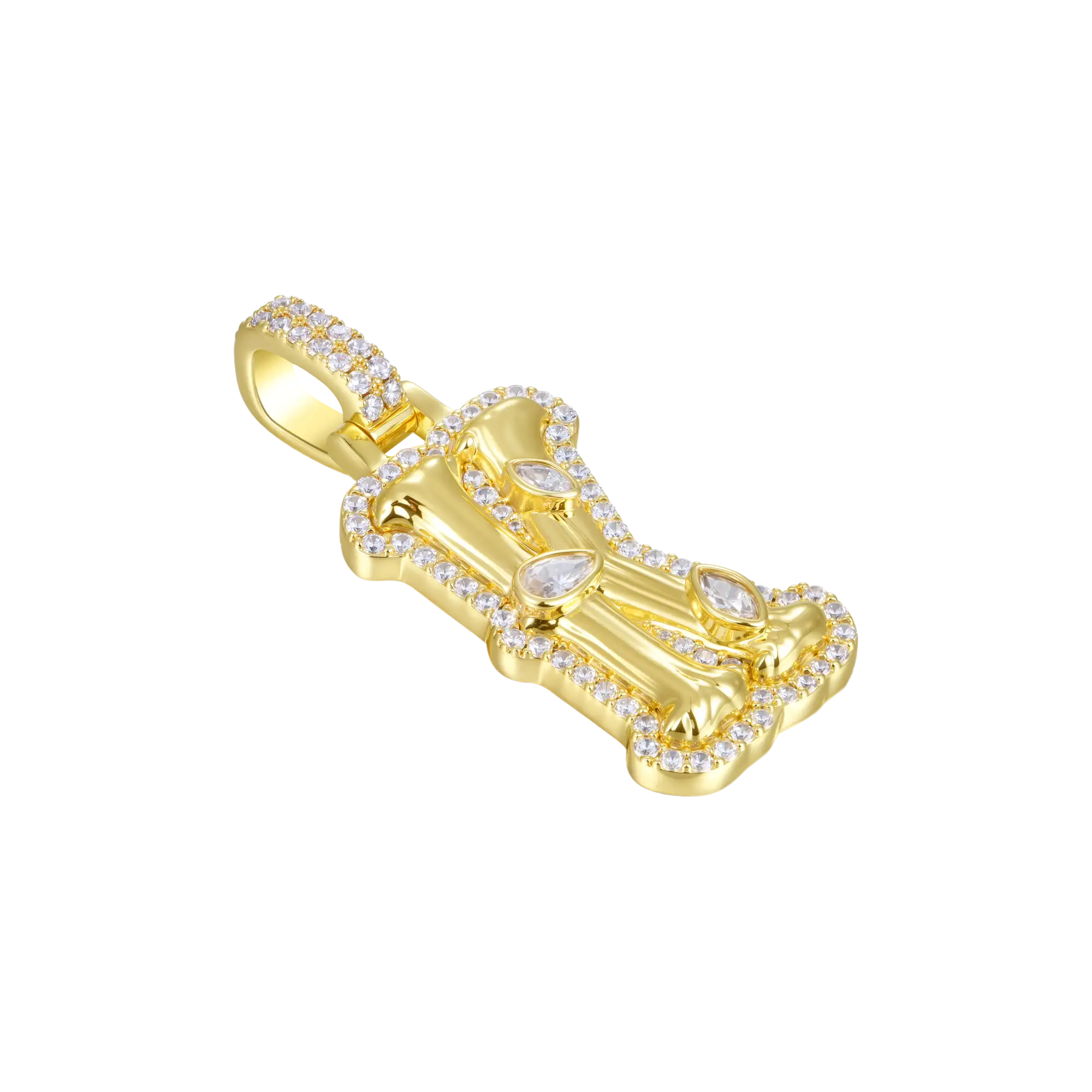 Custom Bone Font Pendant