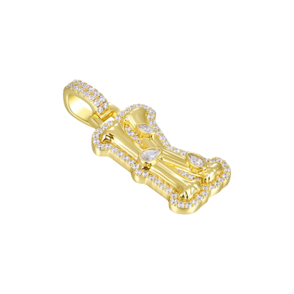 Custom Bone Font Pendant