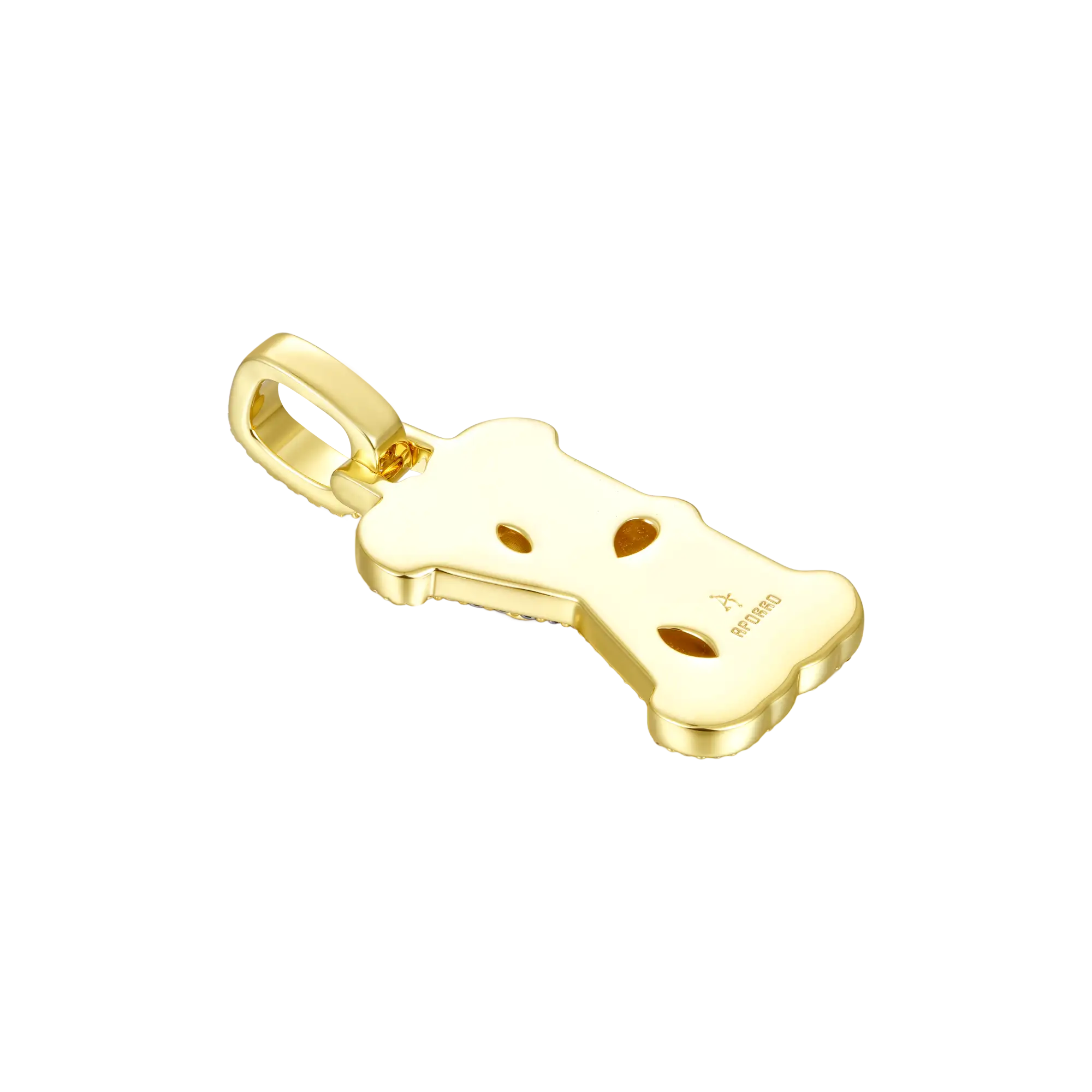 Custom Bone Font Pendant