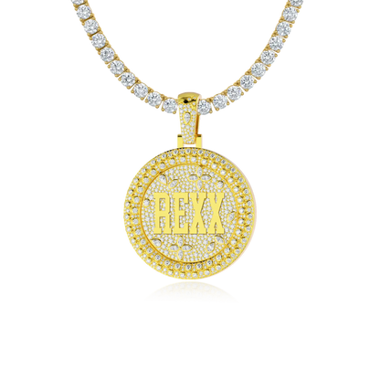 Custom Rotating Disc Pendant-38mm