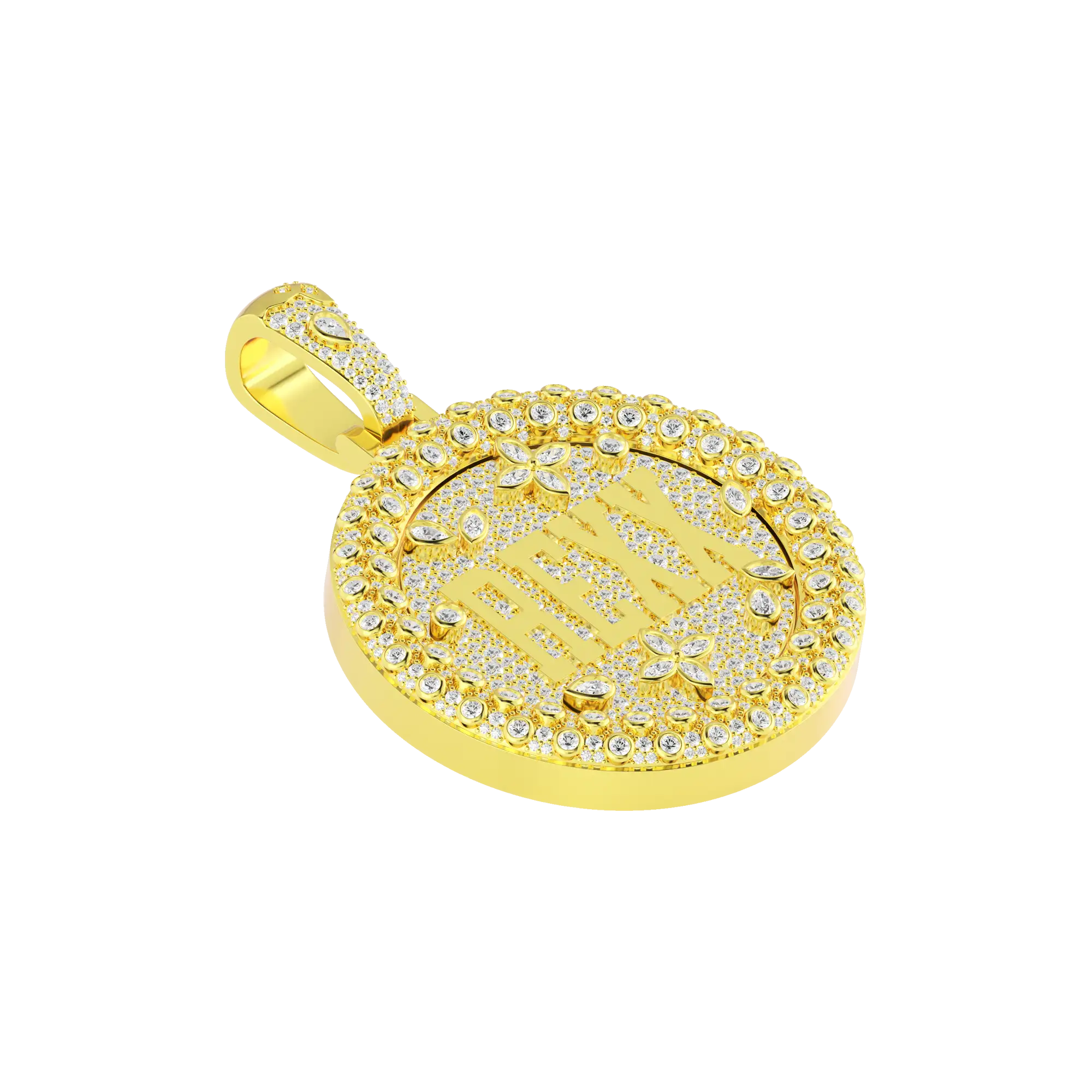 Custom Rotating Disc Pendant-38mm