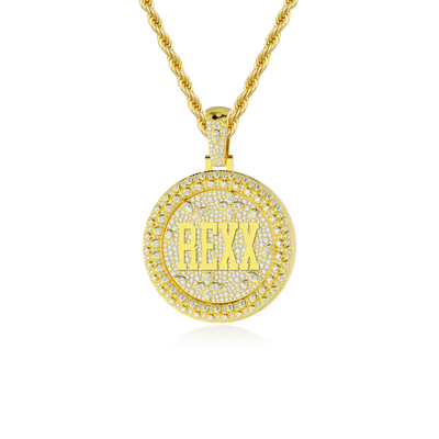 Custom Rotating Disc Pendant-38mm