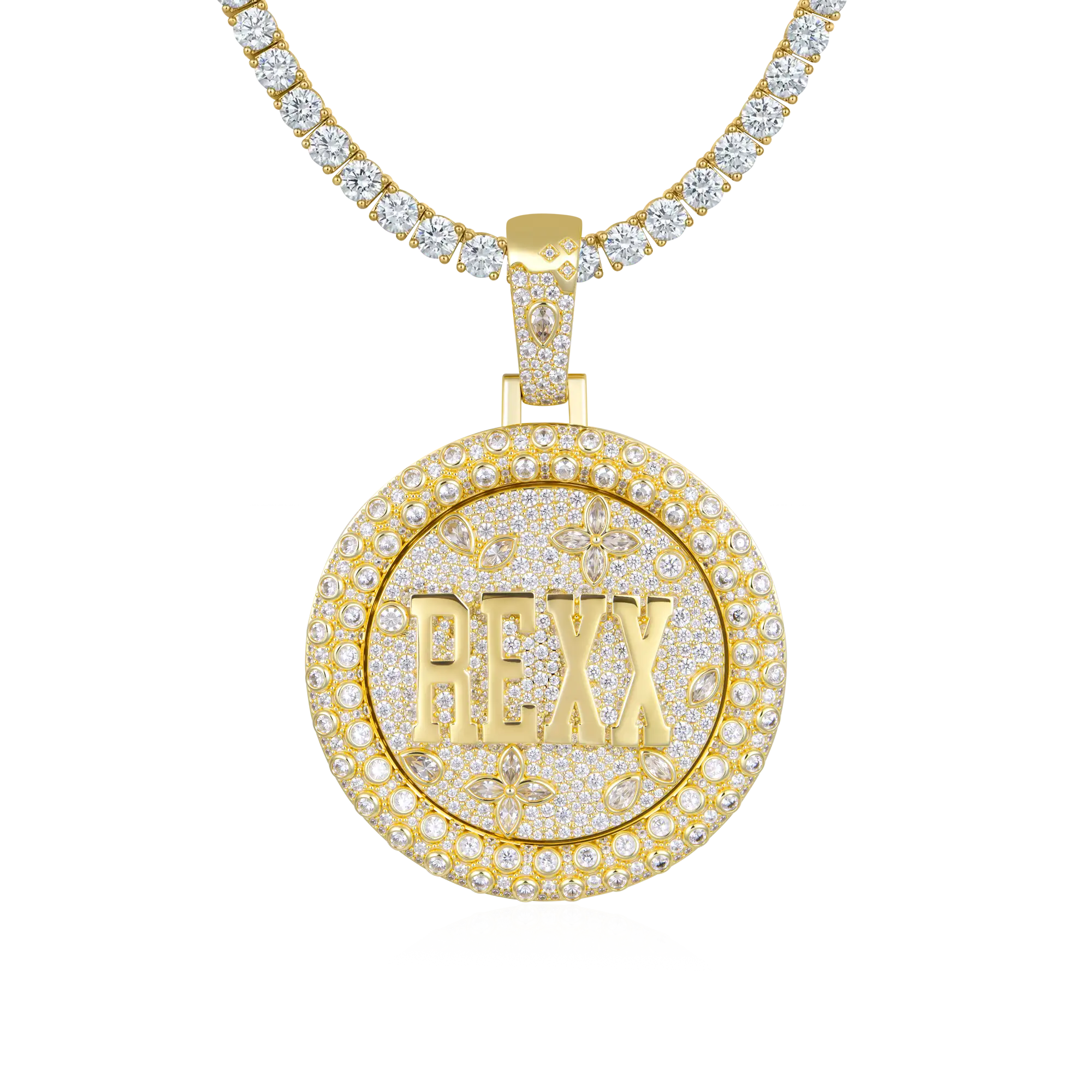 Custom Rotating Disc Pendant - 51mm