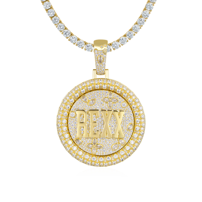 Custom Rotating Disc Pendant - 51mm