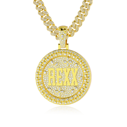 Custom Rotating Disc Pendant-51mm