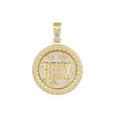 Custom Rotating Disc Pendant - 51mm