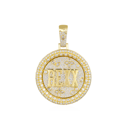 Custom Rotating Disc Pendant - 51mm