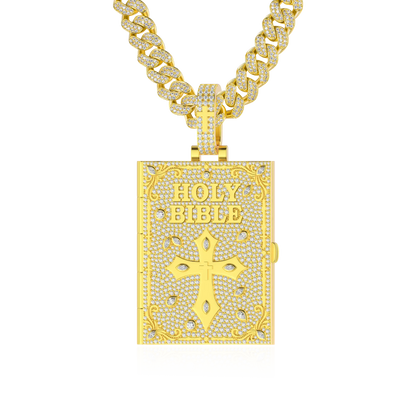 Custom Ice Bible Photo Pendant - 51mm