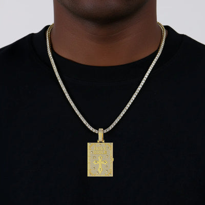 Custom Ice Bible Photo Pendant - 51mm