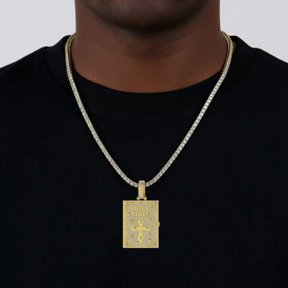 Custom Ice Bible Photo Pendant - 51mm