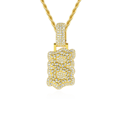 Custom Shaped Diamond Pendant