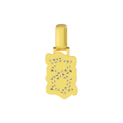Custom Shaped Diamond Pendant