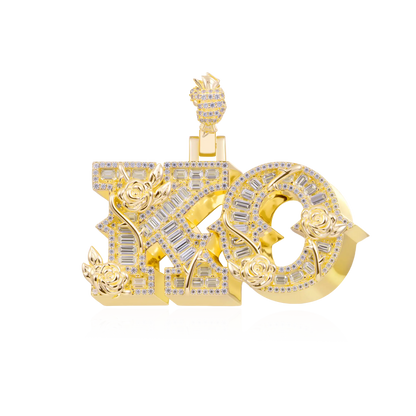 Custom Rose Font Pendant-30mm