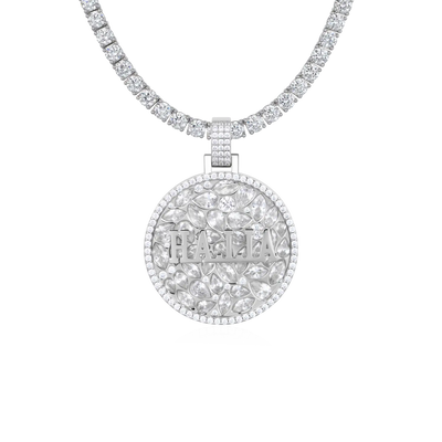 Custom Engraved Name Badge Pendant
