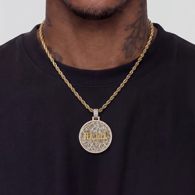 Custom Engraved Name Badge Pendant
