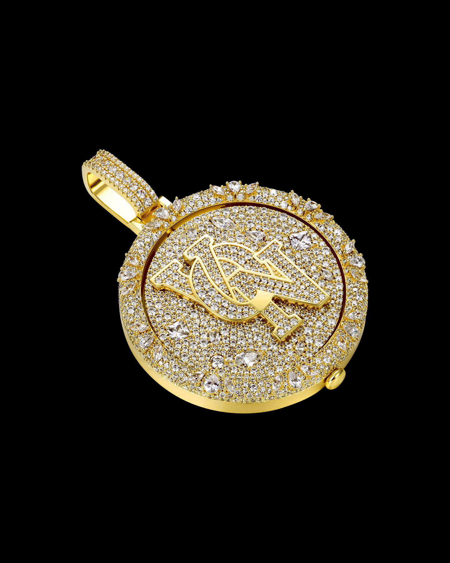 APORRO Premium Custom Legacy Spinner Medallion Pendant