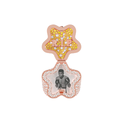 Custom “Star” Flip Photo Ring