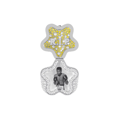 Custom “Star” Flip Photo Ring