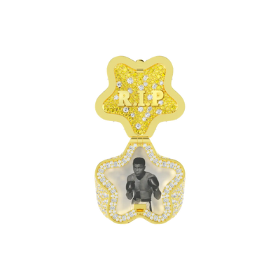 Custom “Star” Flip Photo Ring