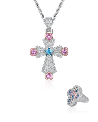 Vitraux Night Pendant & Ring Set