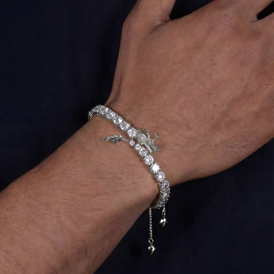 WONG Dragon Tennis Bracelet - 5mm