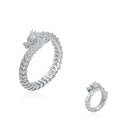 WONG Ⅱ Dragon Ridge Hand Bracelet & Ring Set